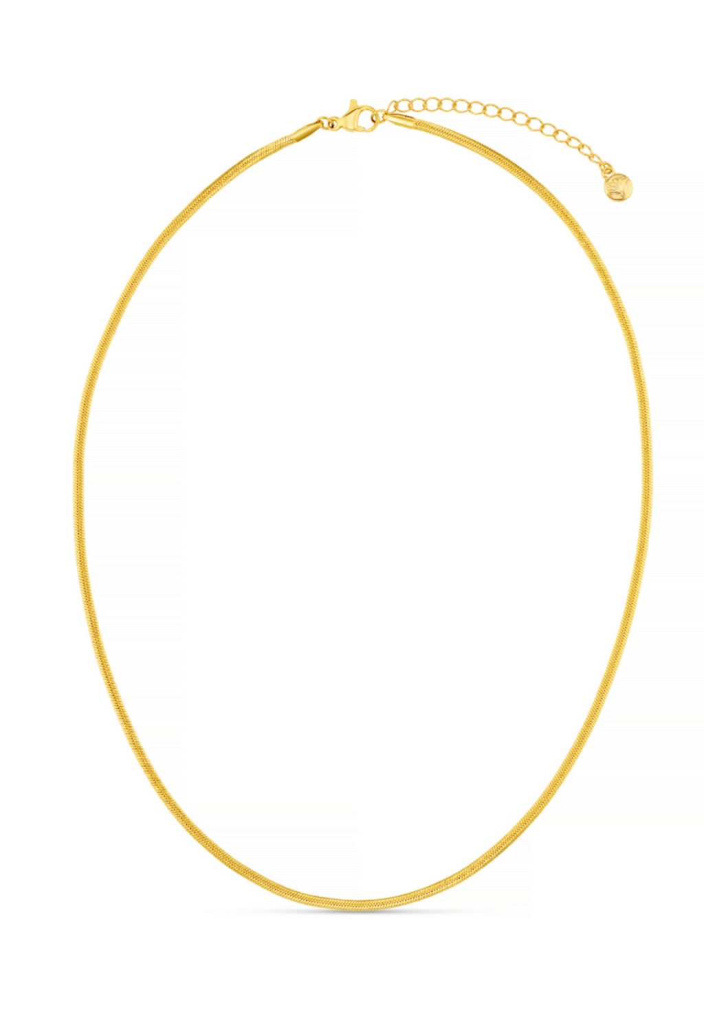 LUXE Flat Snake Chain Necklace
