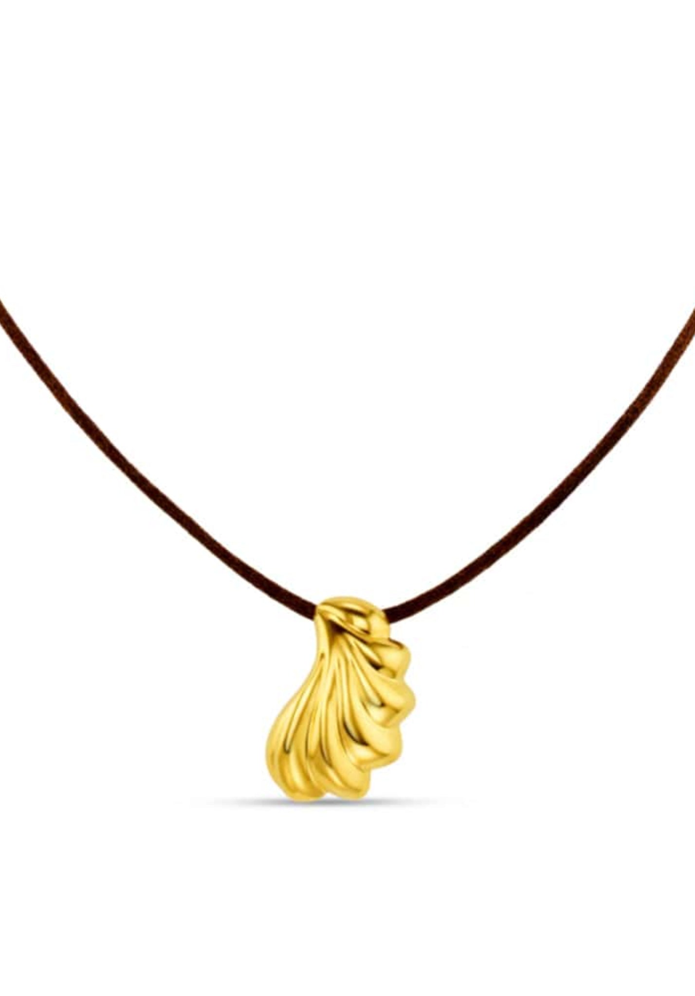 LUXE Shell Pendant Cord Necklace