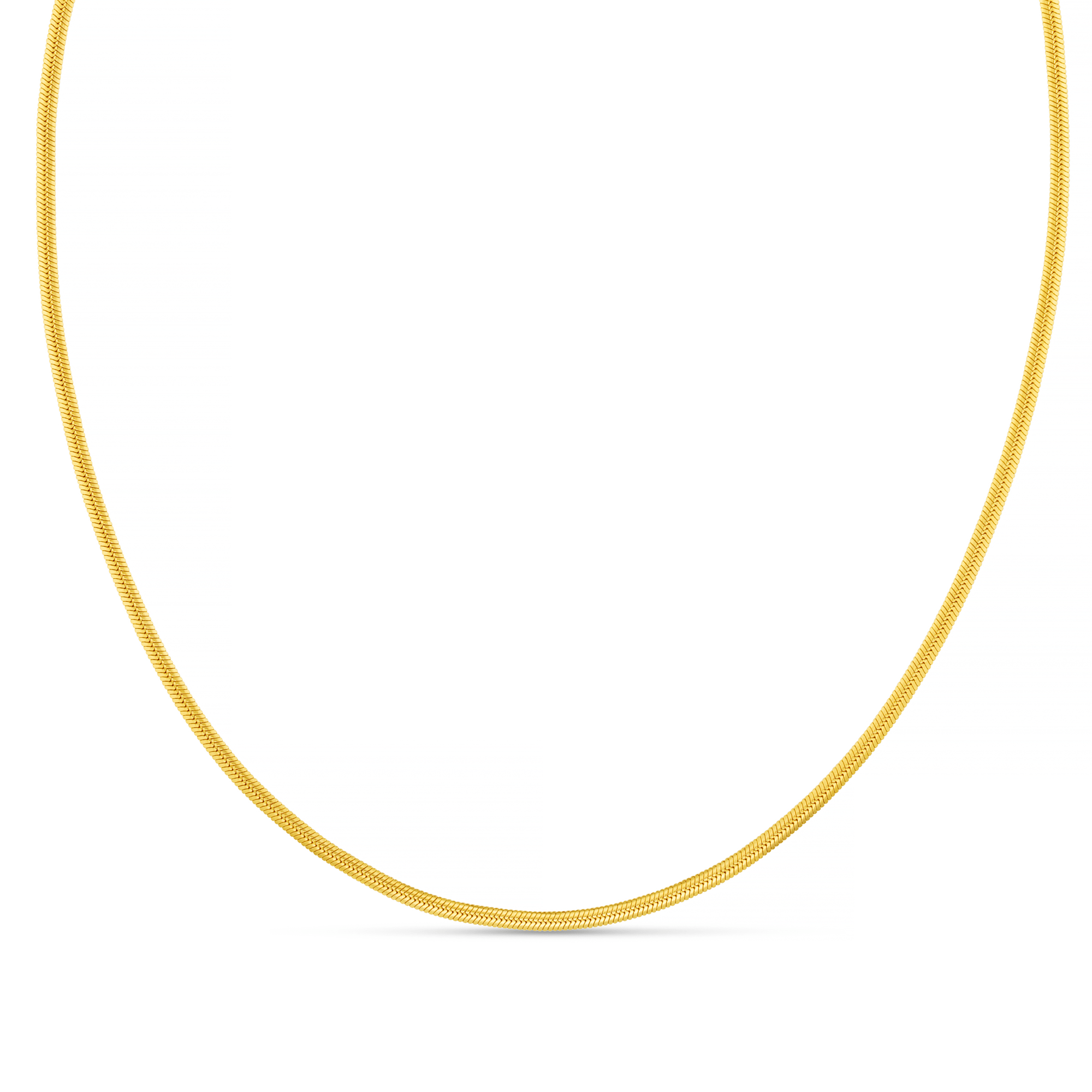 LUXE Flat Snake Chain Necklace