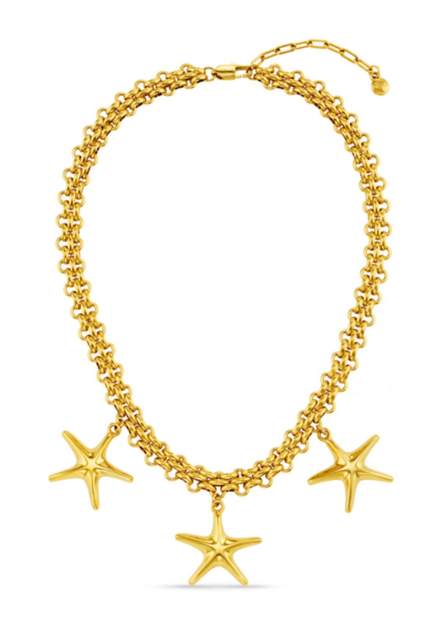 LUXE Statement Chain & Starfish Necklace
