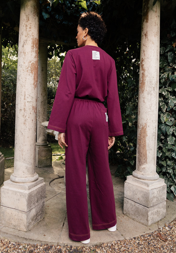 Bell Top Jersey Plum