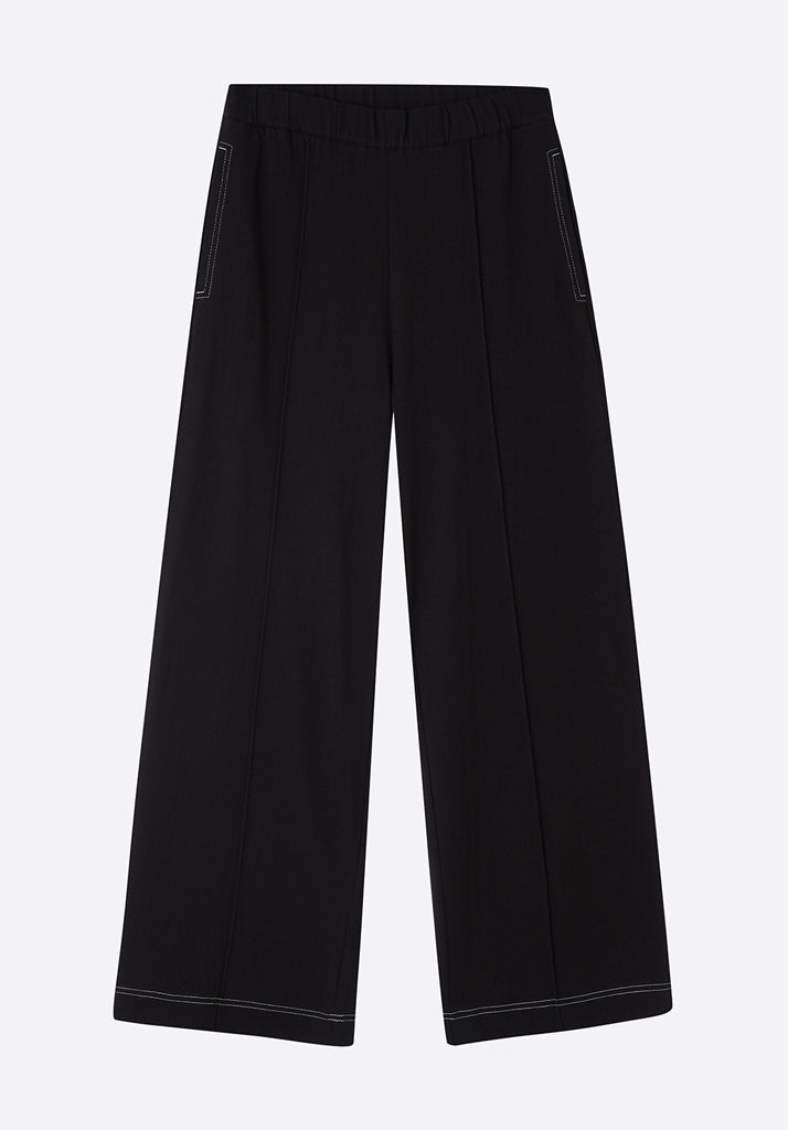 Bowie Jersey Trouser Washed Black