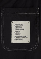 Bowie Jersey Trouser Washed Black