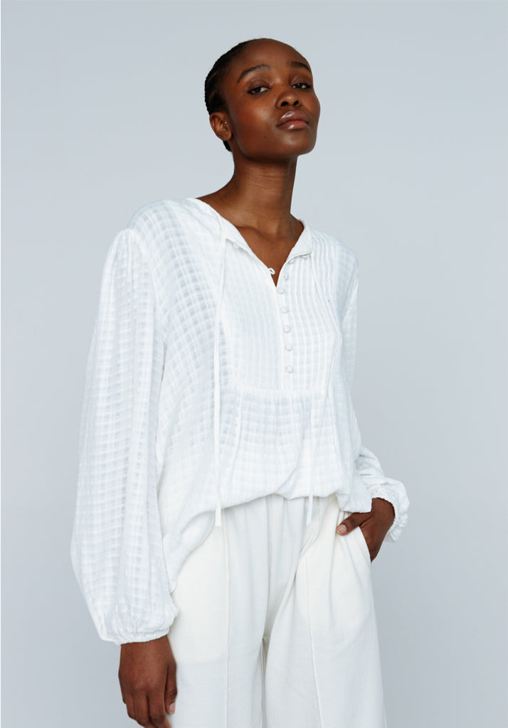 Merrie Top Ivory Check