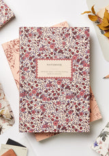Heirloom Wild Rose Lay Flat Notebook