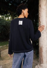 Bell Top Jersey Washed Black