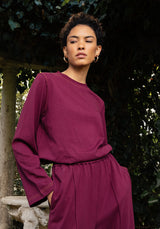 Bell Top Jersey Plum