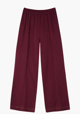 Bowie Jersey Trouser Plum