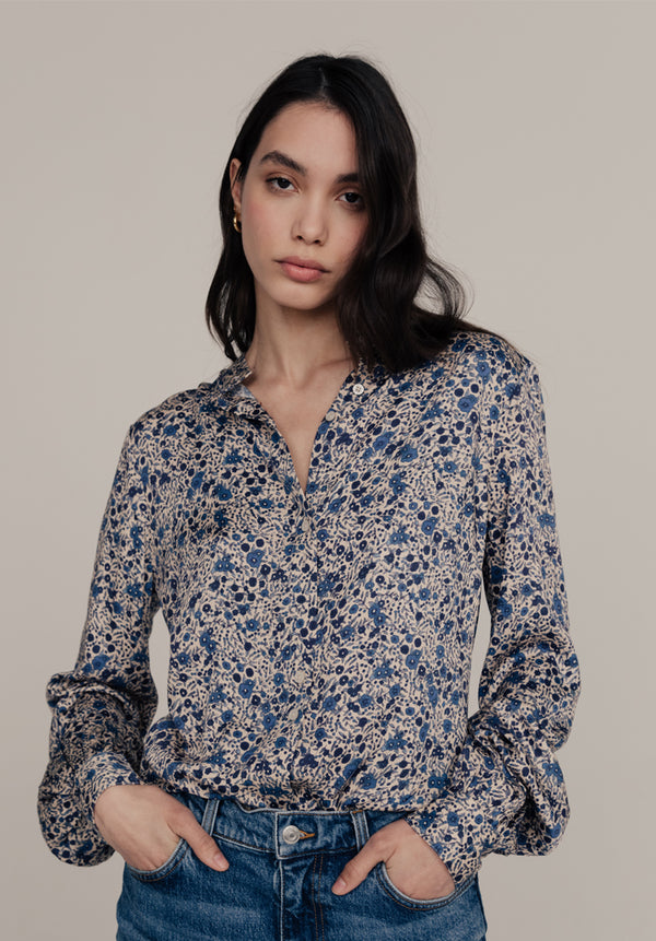 Harlowe Shirt Aster Blue