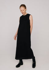 Kerri Jersey Dress Washed Black