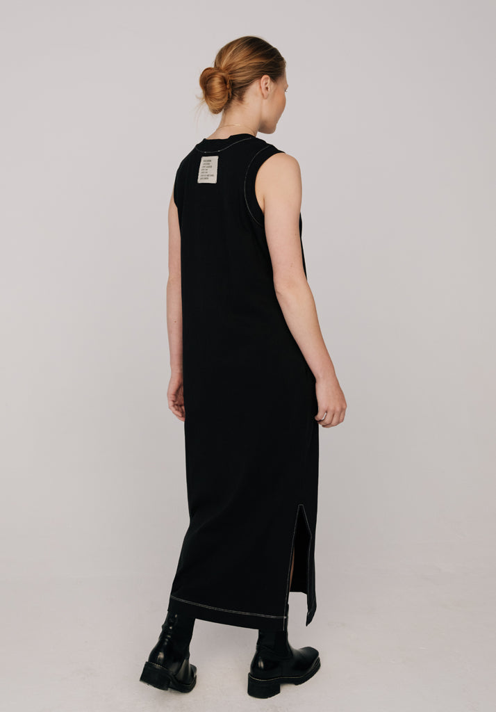 Kerri Jersey Dress Washed Black