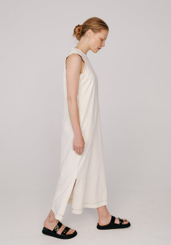 Kerri Jersey Dress Ivory